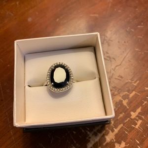 Pandora black diamond ring